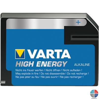 Pile 4LR61 VARTA HIGH ENERGY 6V Alcaline