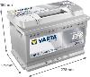 Batterie Varta LED70 12V 70ah/C20 - 80ah/C100 Décharge lente