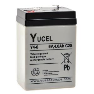 Batterie NP4-6 YUCEL 6V 4Ah AGM VRLA