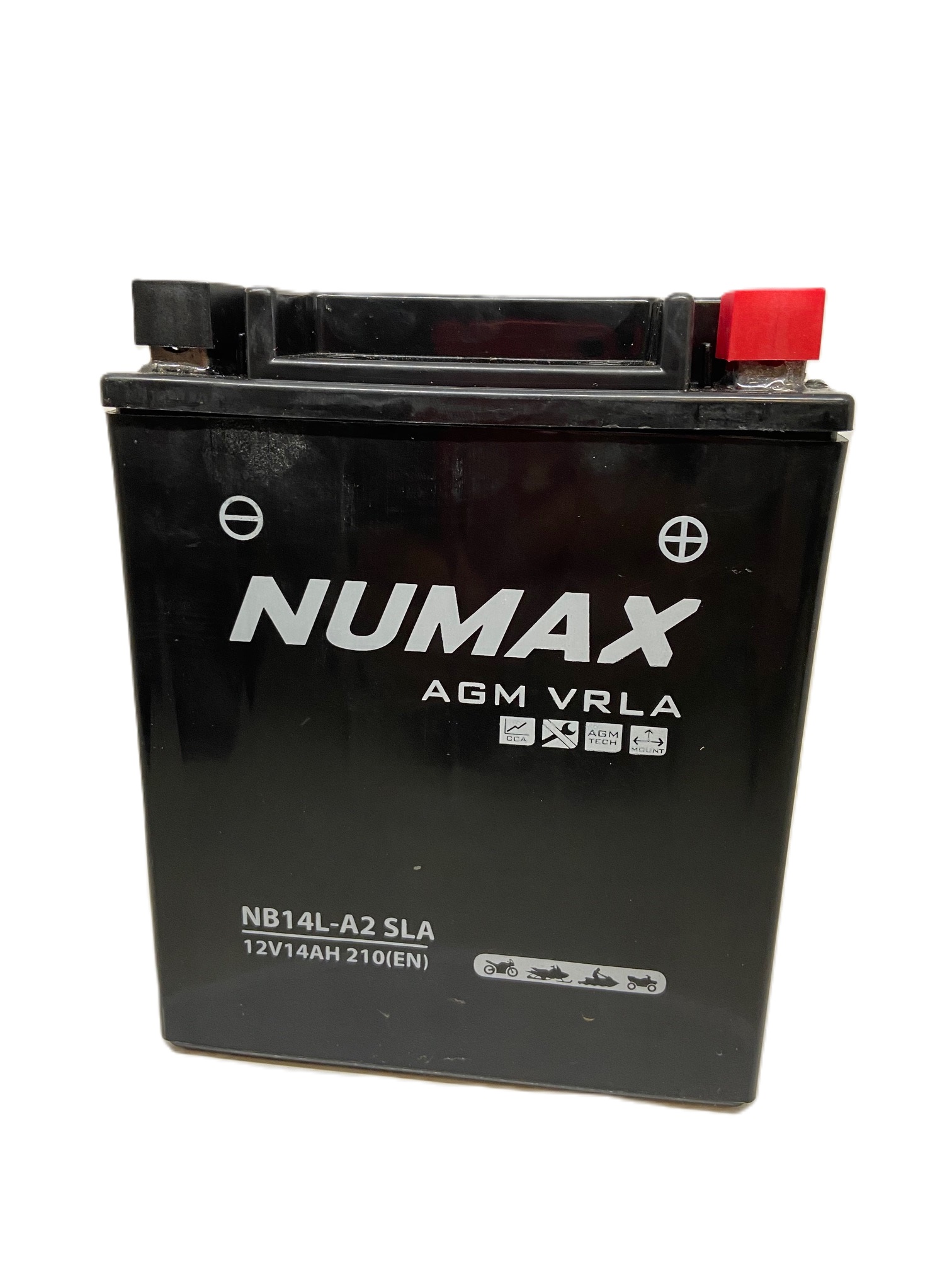 Batterie moto YB14L-A2/12N14-3A 12V 14ah 210A YTX14AHL-BS AGM NUMAX