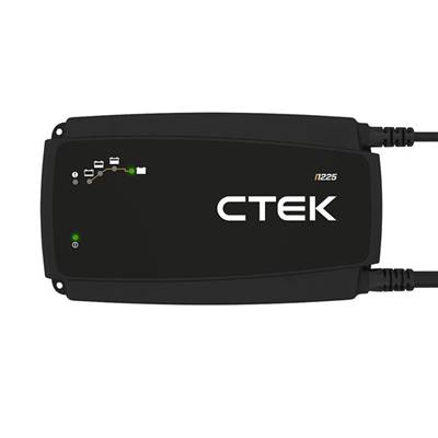 Chargeur CTEK I1225 12v 25A AGM, Liquide, GEL, Engin, PL, Décharge Lente MXS25