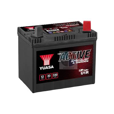 Batterie tondeuse U1R-9 12v 30ah 330A Yuasa Garden +Droite