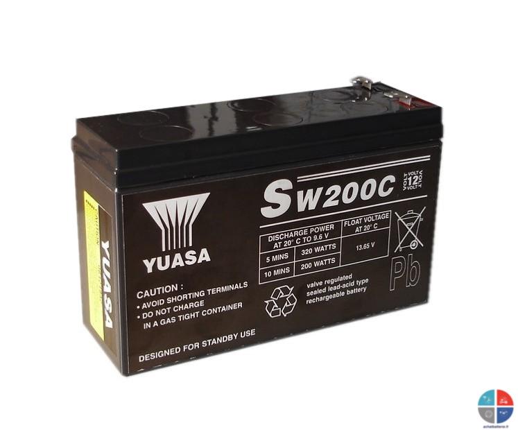 Batterie YUASA SW200C 12V 5.9ah C20