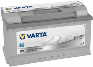 Batterie auto H3 L5 12V 100ah/830A VARTA Silver dynamic