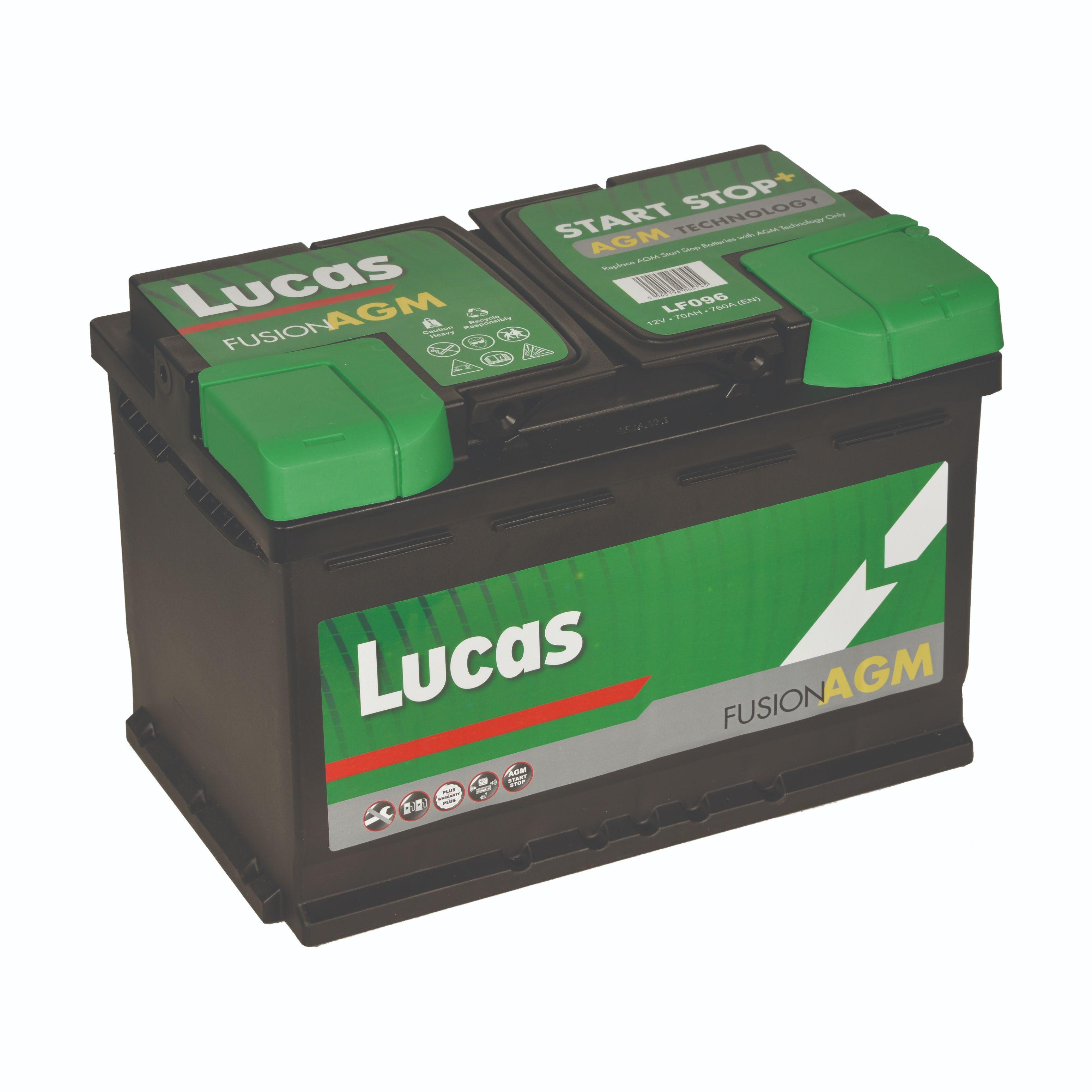 Batterie auto LF096 12V 70Ah / 760A LUCAS AGM START-STOP L3 E39