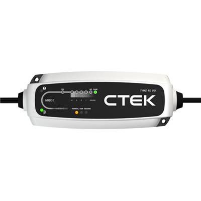 Chargeur CTEK Time To Go 12v 5A Indication du temps restant de charge