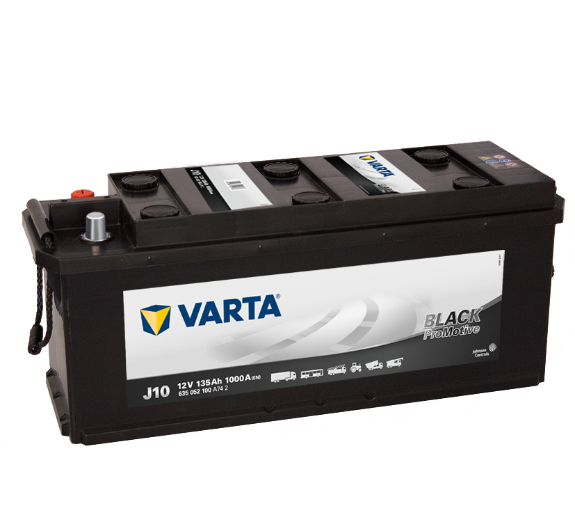 Batterie PL/Agri VARTA J10 12v 135ah/1000A Black