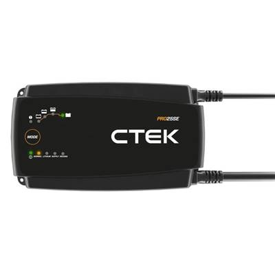 Chargeur CTEK PRO25SE extended Atelier 12V 25A AGM, Liquide, GEL, Engin, PL