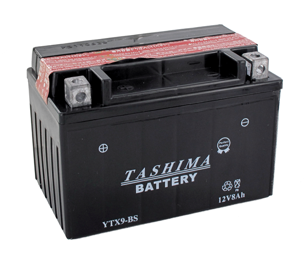 Batterie moto YTX9-BS 12v 8ah 80A TASHIMA AGM
