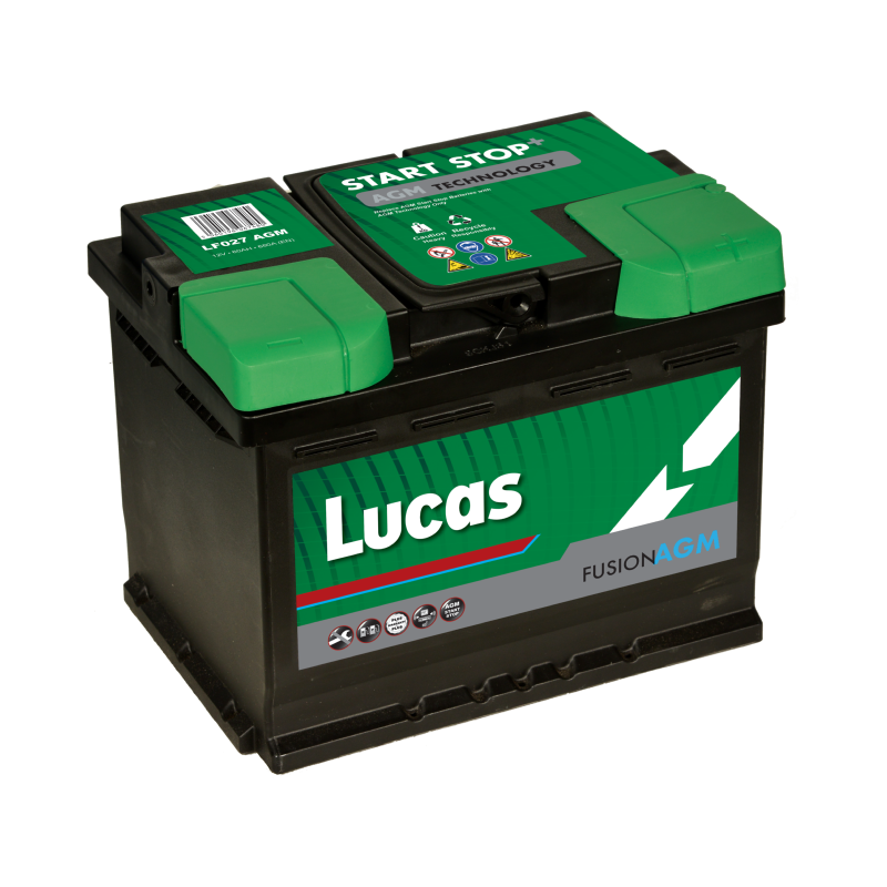 Batterie auto LF027 12V 60Ah / 680 LUCAS AGM START-STOP L2 D52