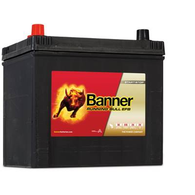 Batterie auto EFB 12v 65ah/550A Banner 56516 + Gauche Running Bull D23R