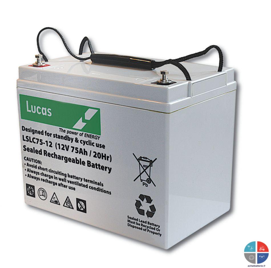 Batterie LUCAS AGM 12v 85ah C20 LSLC 85-12